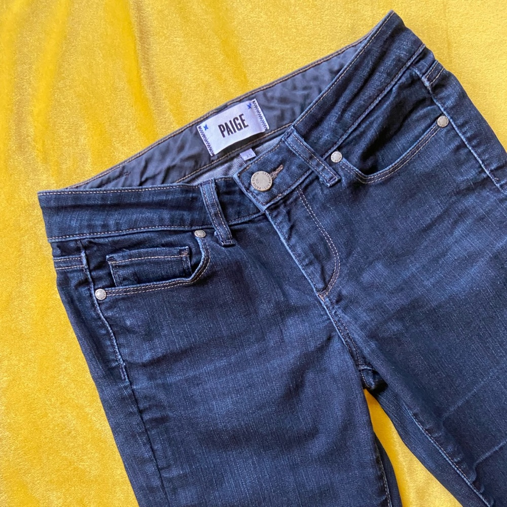 PAIGE Skyline Skinny Stretch Jeans Twilight